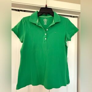 Imodium green polo  with buttons- woman’s medium.  flattering cut.